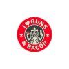 Guns and Bacon Rubber Patch (Barva Blackops)