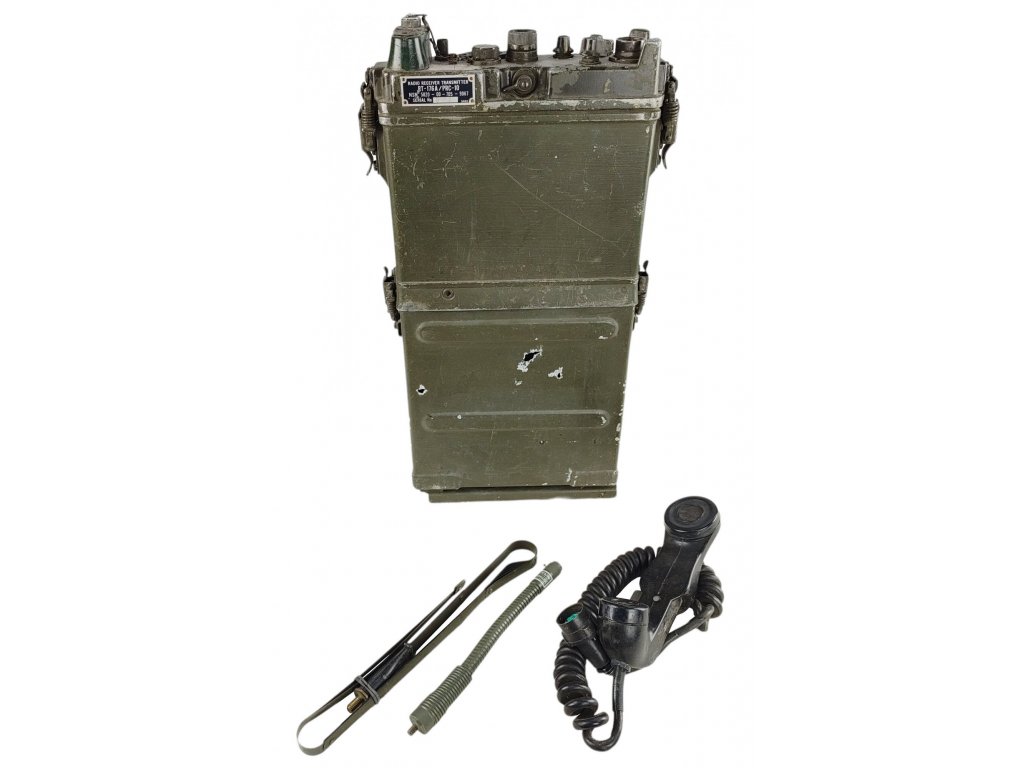 Rádiová vysielačka US AN/PRC-10 VHF Vietnam originál použitá - ARMYSURPLUS