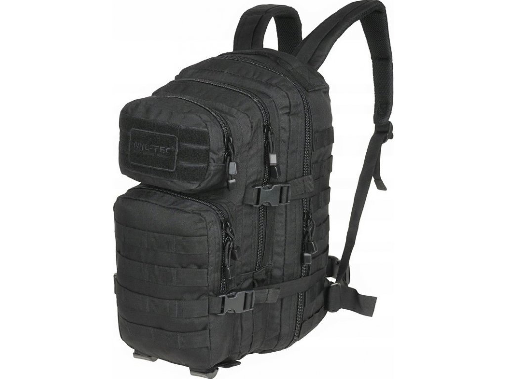 Ruksak Assault Pack US Small 20l Molle Mil-Tec® Black čierny
