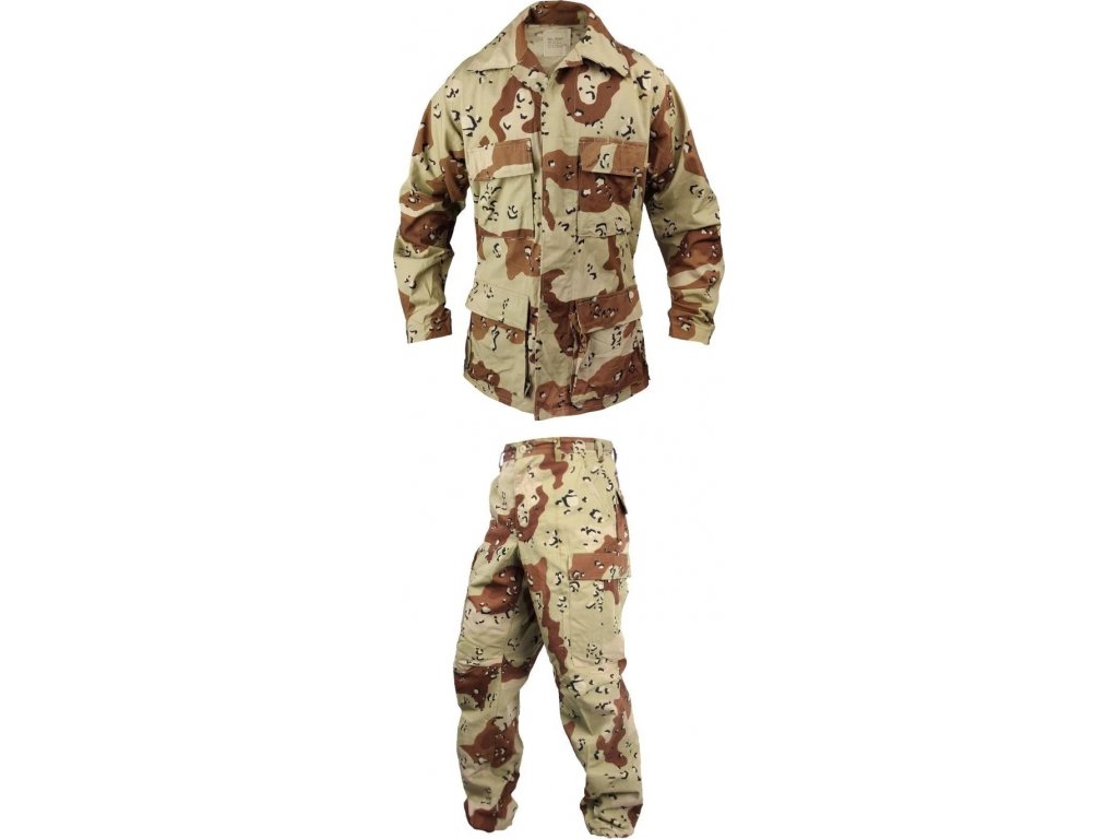 Komplet US desert BDU 6 color originál (Veľkosť Small-Regular)