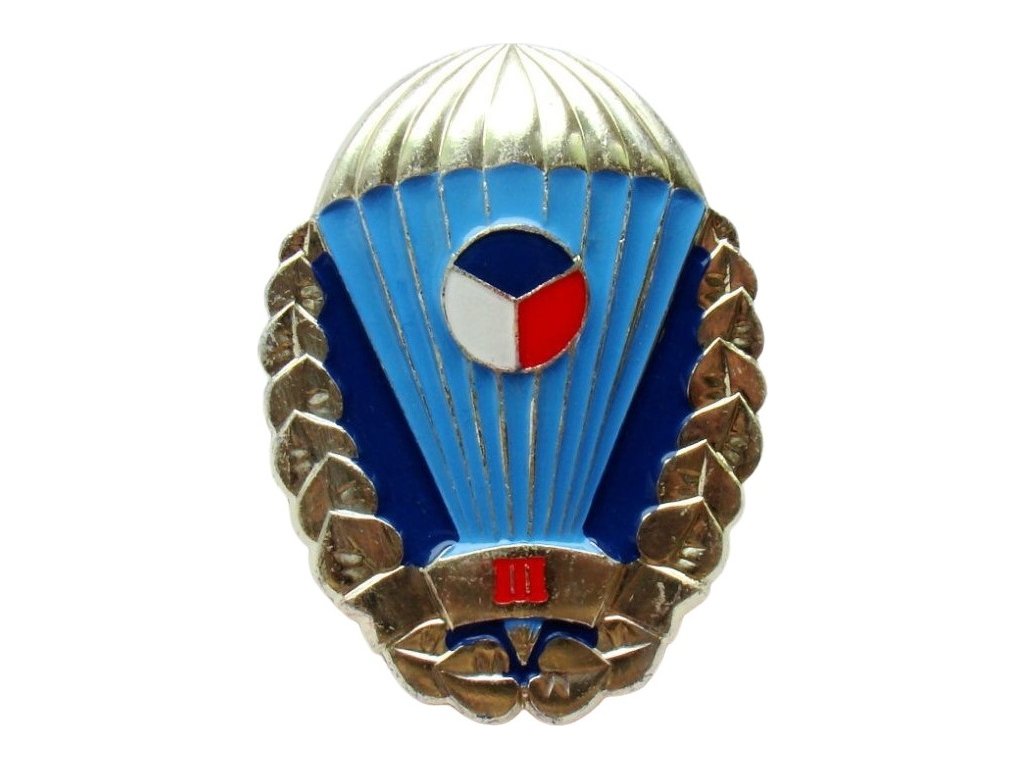 Odznak pre výsadkárov Armády Českej republiky zlatý III. stupňa originál -  ARMY-SURPLUS