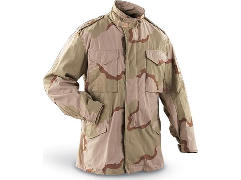 Kabát poľná bunda M65 púštne Desert 3 Color US originál (Veľkosť Small-X-Short zánovní)