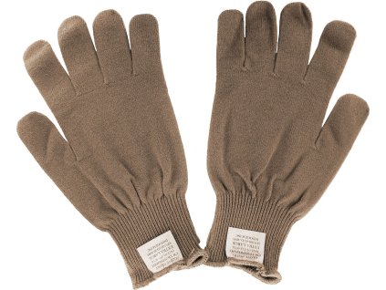 Rukavice US pletené Coyote Brown originál (Veľkosť XL)