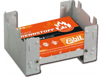 Varič skladací ESBIT/NATIT + pevný lieh BW Bundeswehr originál (Varianta použitý)