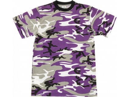Triko fialové maskovanie Lila Camo MMB (Veľkosť S)