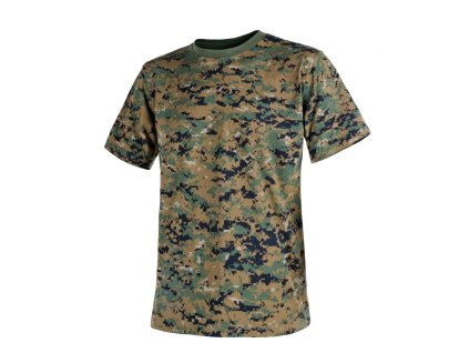 Tričko bavlnené USMC Marpat Digital Woodland Helikon-Tex® TS-TSH-CO-07 (Vyberte veľkosť L)