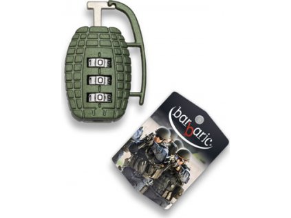 32543 zamek s ciselnym kodem barbaric granat albainox