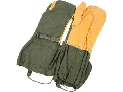 Zimné rukavice trojprsté s vložkou M-1951 US original (Veľkosť Medium zánovní)