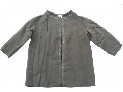 Vložka zimná česaná kožušina do bundy olív Francúzsko originál (Veľkosť 92C)