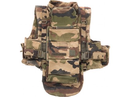 Nepriestrelná balistická vesta Francúzsko S3 Camo CCE originál použitá (Vyberte veľkosť 96-105cm)