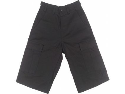 Bermudy 3/4 BDU čierne detské (Veľkosť XS)