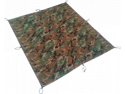 Plachta Basha KPU multifunkčná Holandsko Woodland 250 x 220 cm originál (Varianta plachta s obalem)