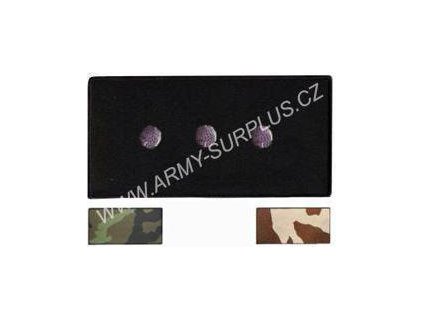 Nášivka hodnosť čatár AČR malá (Prevedenie černá)