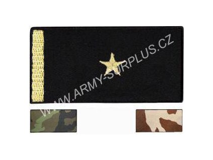 Nášivka hodnosť major AČR (Prevedenie černá)