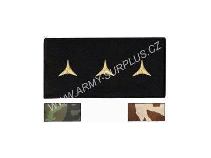 Nášivka hodnosť nadporučík AČR malá (Prevedenie černá)