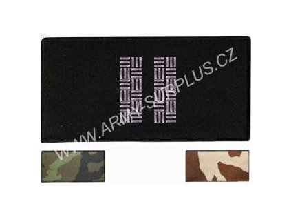 Nášivka hodnosť nadrotmistr AČR (Prevedenie černá)