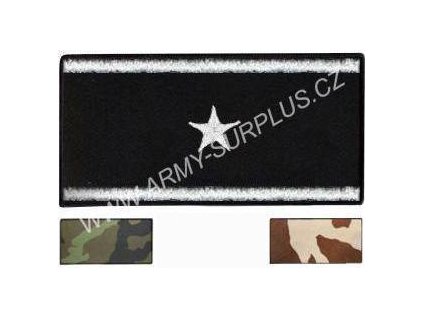 Nášivka hodnosť štábny práporčík AČR (Prevedenie černá)