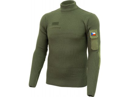 Sveter vlnený vz.95 olív AČR originál (Stav 	použitý, Vyberte veľkosť 170/112-116 (2/56-58))