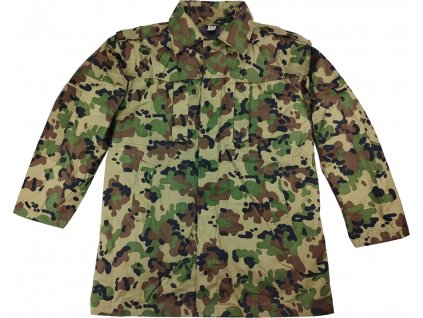 Poľná bunda maskovacia zateplená s vložkou Rumunsko M-94 fleck originál (Veľkosť 46/I.)