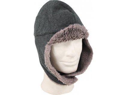 Čiapka ušianka zimná vlnená Švajčiarsko originál (Veľkosť 61 / XL)