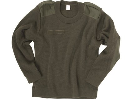 Sveter Commando vlnený Francúzsko olív originál (Vyberte veľkosť 104)