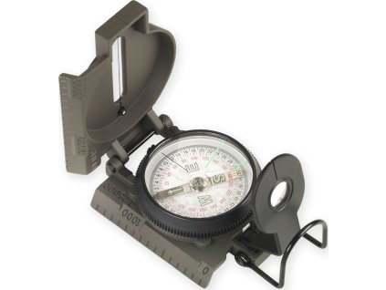 Kompas Ranger Lensatic kovový olív