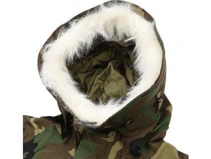 Zimný golier na bundu (parku) ECWCS GEN.I. US woodland Gore-tex originál (Vyberte veľkosť Medium)