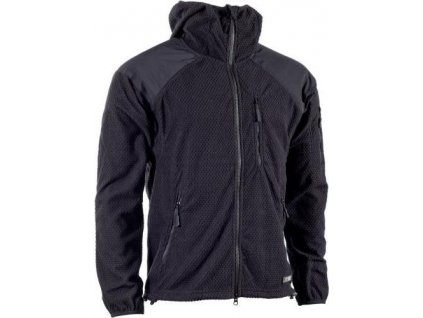 Mikina taktická s kapucňou Delta fleece black AB (Veľkosť S)