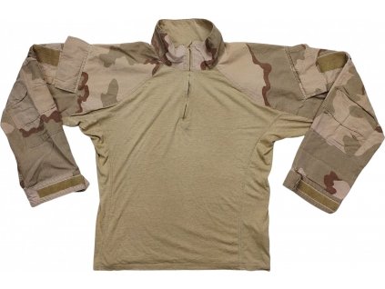 Taktické tričko UBACS Dutch M-93 Desert 3 Color Holandsko originál použité (Veľkosť S)