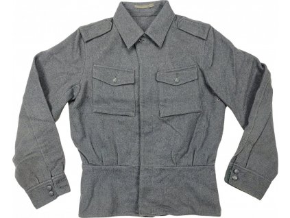 Blúza vlnená šedá Fínsko originál (Veľkosť 48 B)