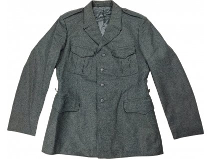 Sako vlnené šedé vychádzková bunda Švajčiarsko originál (Veľkosť 27 B)