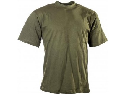 Tričko bavlnené krátky rukáv olív Švédsko originál (Veľkosť 4)