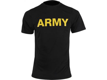 Tričko športové krátky rukáv čierne US ARMY originál použité (Veľkosť XSmall)