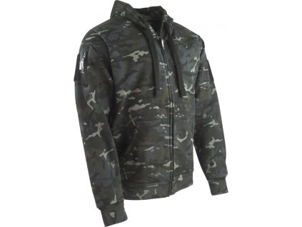 Taktická mikina Spec-Ops s kapucňou na zips BTP Black MultiCam Velcro Kombat® Tactical (Veľkosť S)