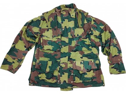 Bunda výsadkár Paratrooper Congo Smock M58 Jigsaw Belgicko originál použitá (Veľkosť 52/60)