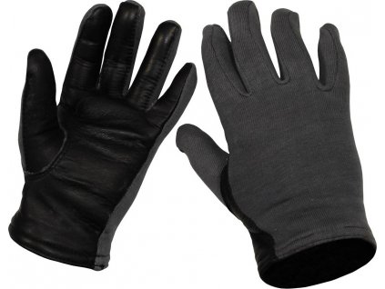 Rukavice pre pilotov zateplené šedé Belgicko originál (Veľkosť 7 (XS))