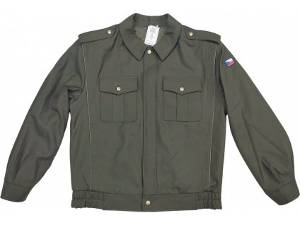 Bunda 97 služobná zelená AČR originál (Veľkosť 176/104-108A stříbrné knoflíky)