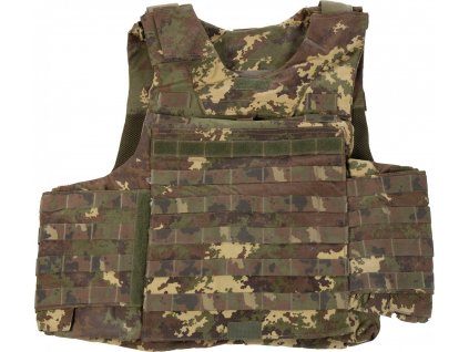 Taktická vesta Molle NC4-09 Vegetato Camo Taliansko originál použitá (Veľkosť Large)