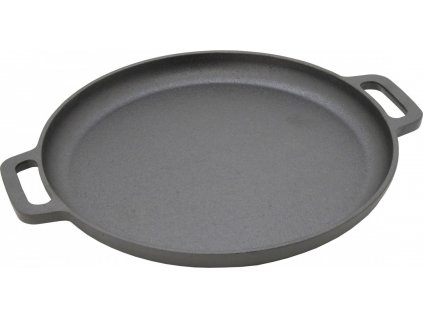 Grilovacia panvica guľatá LIATINA 30cm BBQ Plate Cast iron Cattara