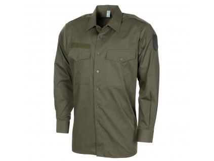 Košeľa letná s dlhými rukávmi KAZ 75 BH Bundesheer Rakúsko originál (Veľkosť 39 nová)