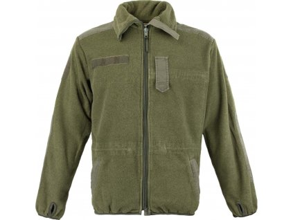 Alpská zateplená bunda fleece mikina olív Rakúsko originál (Veľkosť 88-92 / I-II)