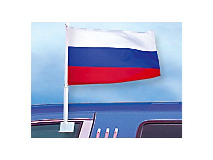 Zástavka Rusko s držiakom na auto