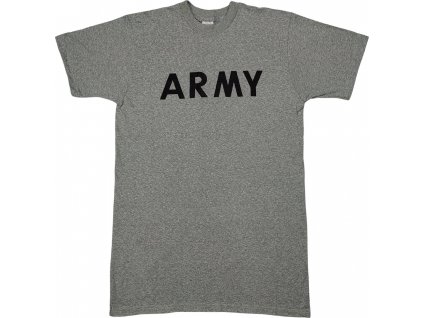 Tričko PFU športový krátky rukáv šedej US ARMY (Veľkosť Medium)