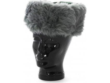 Čiapka 97 zimná zelená pre ženy prírodná kožušina AČR originál (Veľkosť 56)