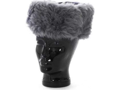 Čiapka 97 zimná modrá pre ženy prírodná kožušina AČR originál (Veľkosť 57)