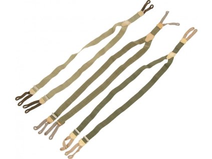 Traky elastické traky s bavlnenými pútkami originál AČR/ČSLA (Vyberte veľkosť dlouhé)