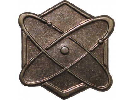 Odznak rozlišovacia chemická obrana PCHBO mosadzný ČSLA originál