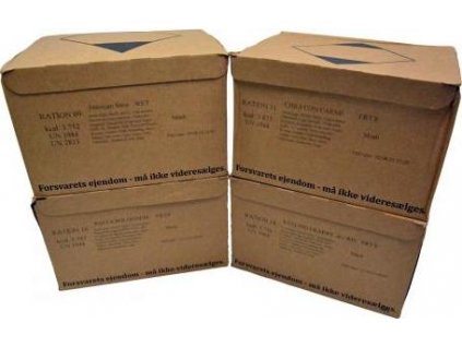 Bojová dávka potravy MRE Meal Ready to Eat US (BDP, KDP) Dánsko originál (Vyberte menu 11 Chili Con Carne)