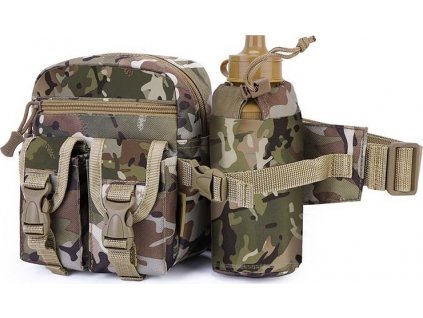 Taška do pása oblička s fliaš maskovacou Pioneer BTP MultiCam Kombat® Tactical