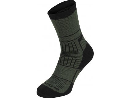 Ponožky termo Alaska trekingové s polstrovanou podrážkou zelené OD Green MFH® Adventure 13613B (Veľkosť 39-41)